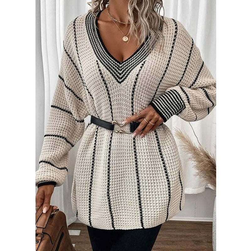 Vertical Casual Loose Sweater